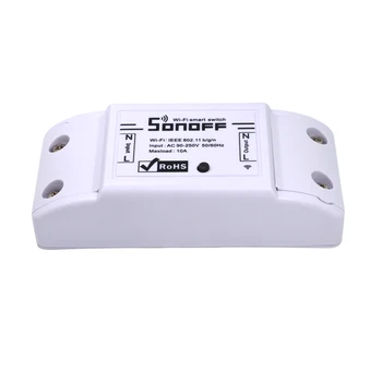 

5pcs Sonoff Basic Wireless Wifi Switch For Smart Home Automation Relay Module 10A 220V With IOS Android Remote Controller