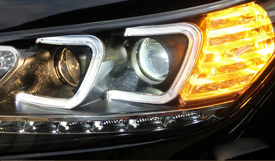HID 2009 ~ 2011/2012 2015 автомобильный Стайлинг для хромоникелевых фар происшествий MDX