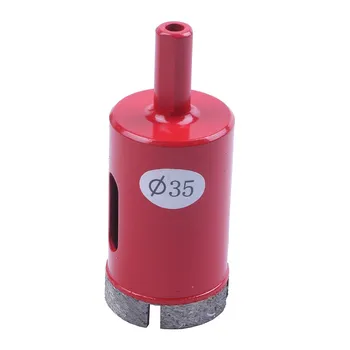 

35mm Dia Marble Granite Diamond Tool Hole Saw Red