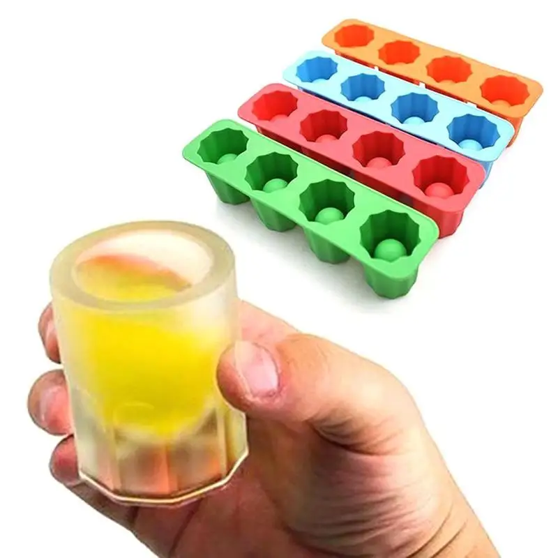Buy Ice Shot Glass Mold Ice Cube Tray Mold Makes Shot Glasses Ice Mould Novelty