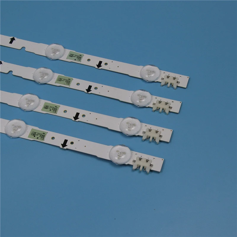 삼성 UE32H5570SS UE32H5005AK UE32H5020AK 32 인치 TV 백라이트 LED 스트립 라이트 매트릭스 램프 밴드 용 4 피스 LED 어레이 바