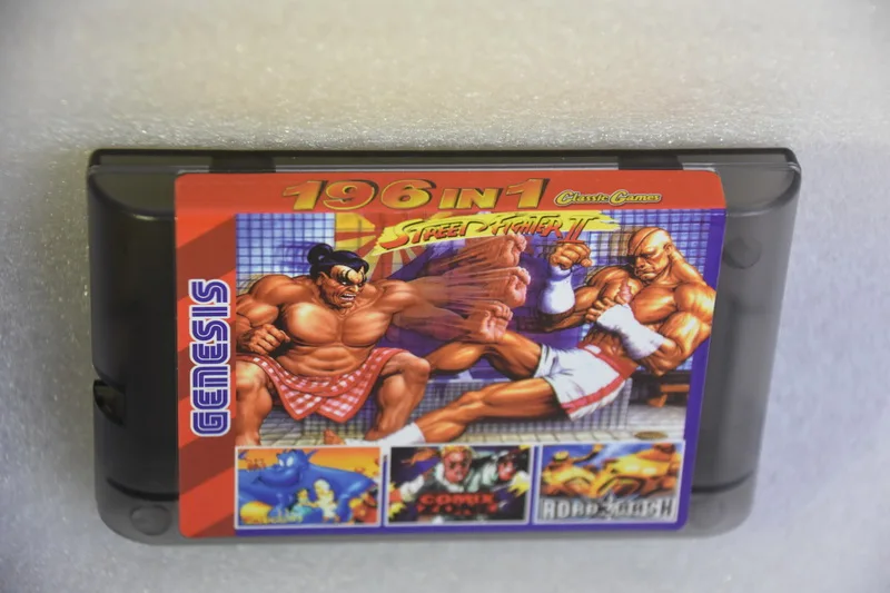 Игровой картридж 196 в 1 16 бит игровая карта MD для Sega Mega Drive S e g a Geneis 9 игр возможность