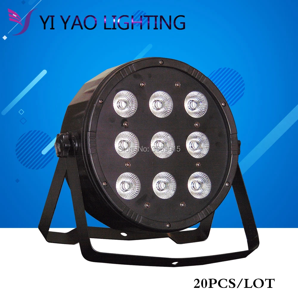 

20PCS/LOT Par 9x12W RGBW 4IN1 DJ LED Wash Disco Light DMX Controller