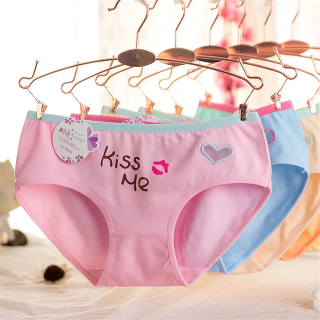 New 2016 Cute Letter Underwear For Children Cute Girls