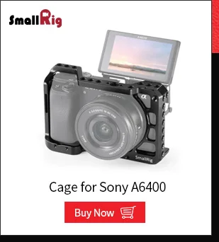 SmallRig DSLR камера деревянная рукоятка для sony A6400 клетка APS2318