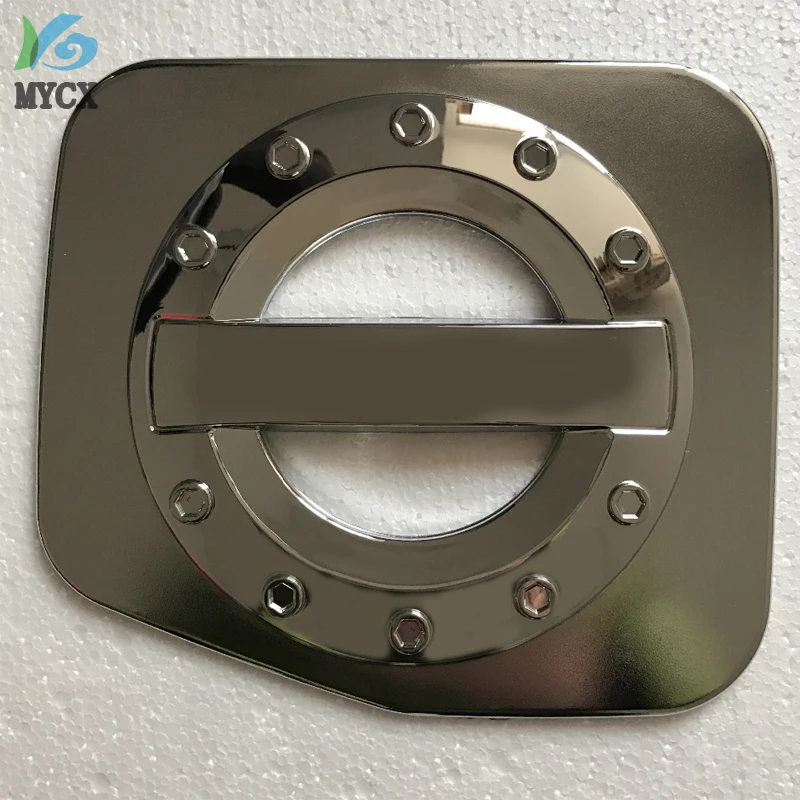 

For TOYOTA FORTUNER 2012-2014 Fuel Tank Decorative Chrome Design Gas Tank Cover For Toyota Fortuner 2013 Car styling