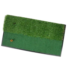 Perfeclan 2 in 1 Golf Practice Mat Nylon Grass Hitting Swing Putting Green Pad 62x33cm with Tee Hole Perfeclan 2 in 1 Golf Practice Mat Nylon Grass Hitting Swing Putting Green Pad 62x33cm with Tee Hole