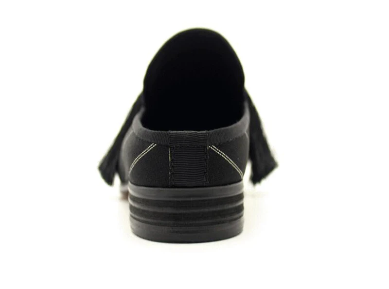 Черная мужская обувь; Брендовые повседневные шлёпанцы с кисточками; роскошные дизайнерские сандалии из натуральной кожи высокого качества; мужские шлепанцы в полоску