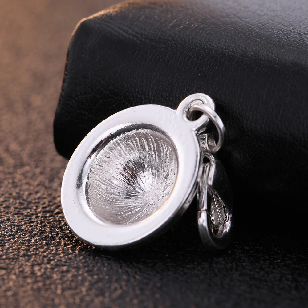 Sterling Silver 3-D Antiqued Firemans Hat W//Lobster Clasp Charm