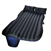 Автомобильный дорожный надувной матрас кровать путешествия Кемпинг заднее сиденье Оксфорд ткань удлиненный матрас и две подушки(черный