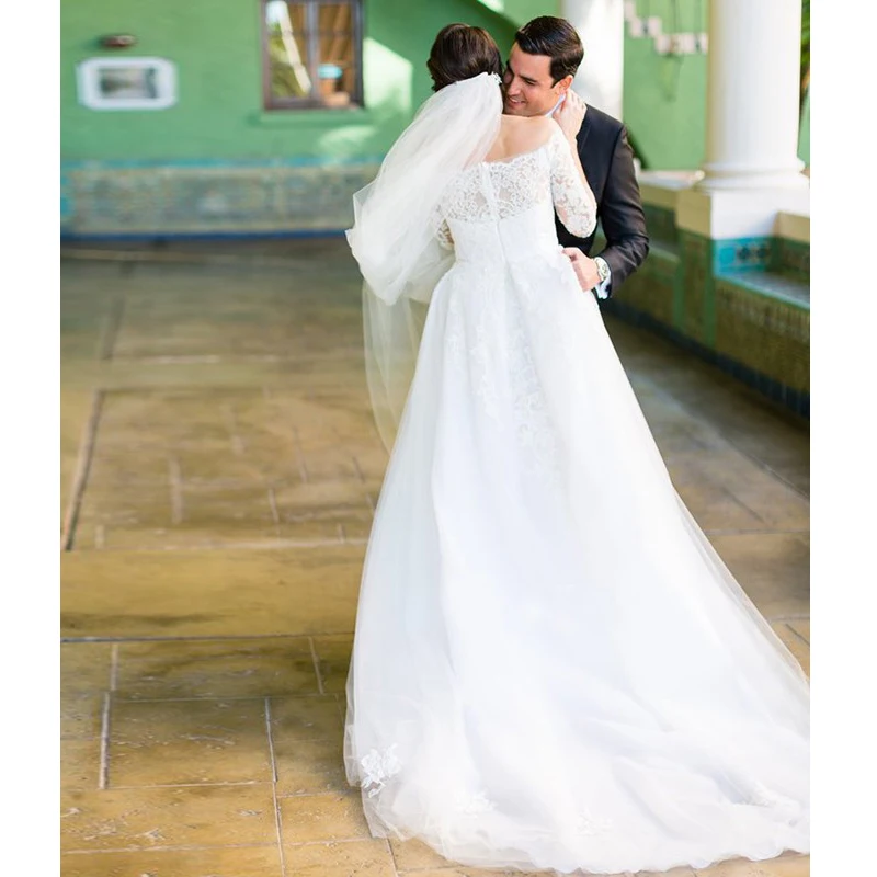 

Alluring Wedding Dress Turkey 2019 Vintage Plus Size Boho A line Wedding Gown For Girl vestido de noiva morocco