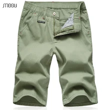 MOGU мужские повседневные шорты летняя последняя версия хлопковые шорты с эластичной резинкой на талии 2 цвета доступны по колено высокое качество 30-48