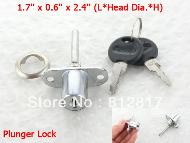 19mm Thread Dia.Recessed Metal Lock w Universal Key for File Cabinet Door | Обустройство дома