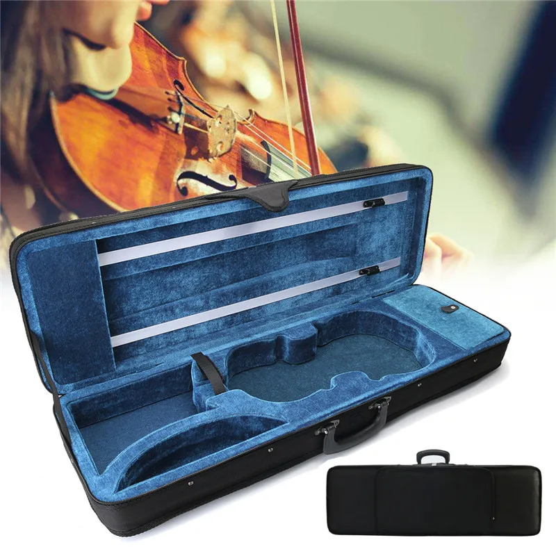 Zebra 4/4 Acoustic Violin Case Fiddle Box Cover For Violin Stringed Instruments Parts