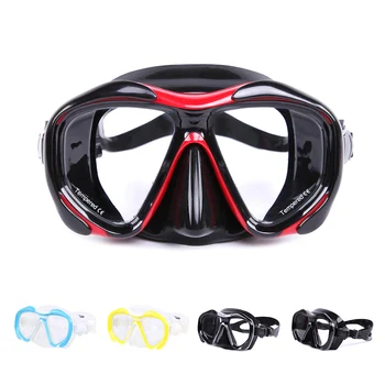 

/ Brand Professional Silicone Gear Scuba Diving Mask Equipment Snorkel Adults Anti-Fog UV Waterproof Swim/Dive Glasses Men Women