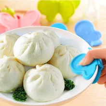 Кухня Миски Детские Силиконовые Духовка утепленные палец перчатки mitt бабочка Пособия по кулинарии микроволновая печь Нескользящие захват горшок держатель