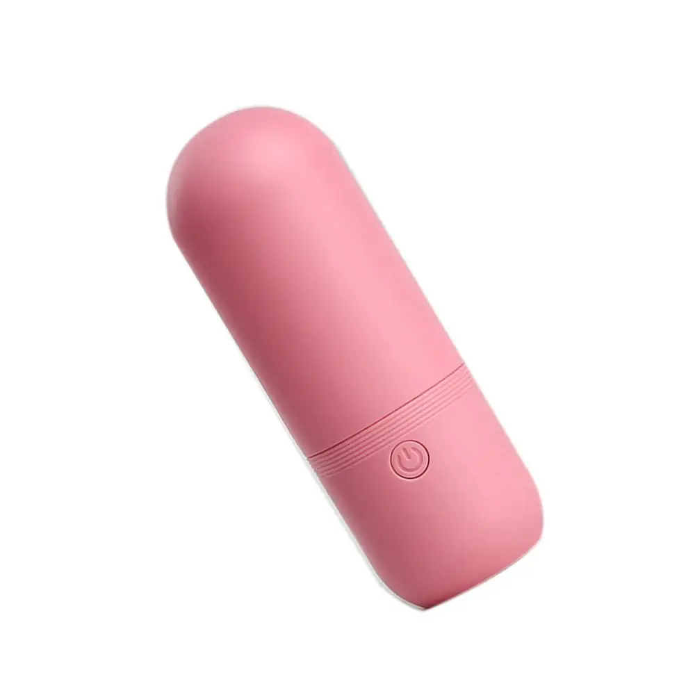 Вентилятор Mini USB зарядное устройство портативный ручной вентилятор белый/зеленый/розовый Силиконовый 800mA вентилятор домашний летний путешествия Твердые платные вентиляторы - Цвет: pink
