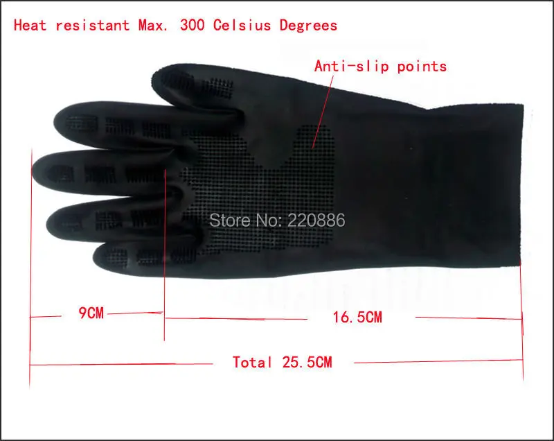Силиконовые термостойкие(Max.300C) перчатки для завивки волос палочка и выпрямления железа Парикмахерская перчатки 2 шт./лот GIC-HA602