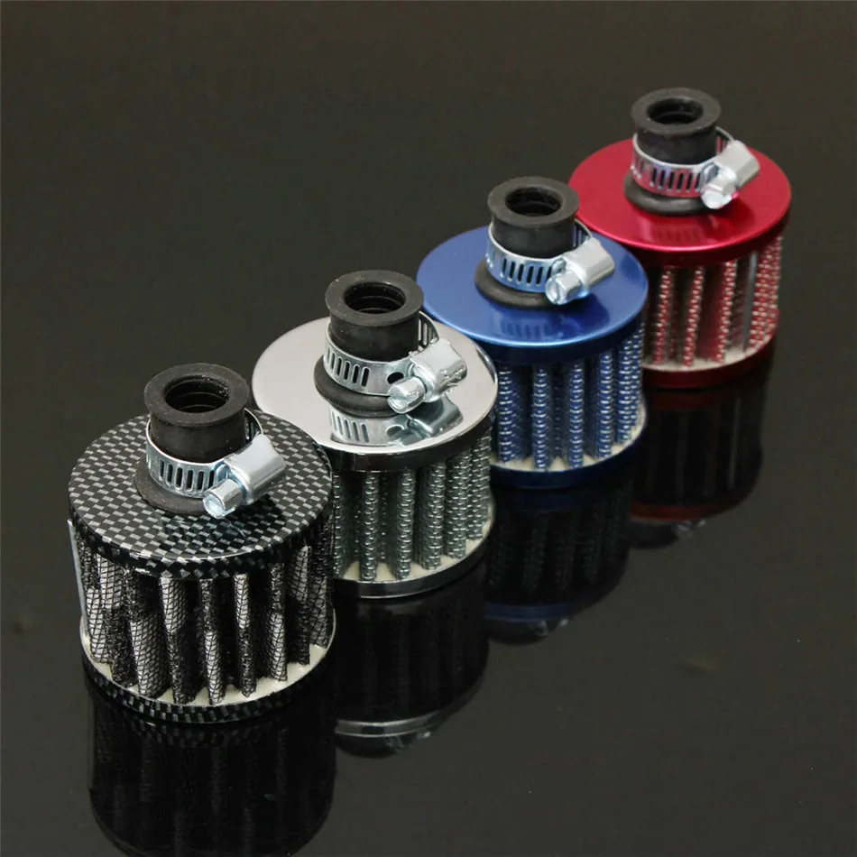 IZTOSS Universal 12mm Motor Oil Cold Air Intake Filter Kit Crank Case