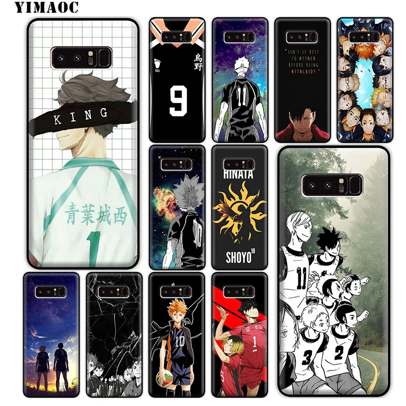 YIMAOC Haikyuu аниме Мягкий силиконовый чехол для samsung Galaxy S10 S10e S9 S8 Plus S7 S6 Edge J6 |