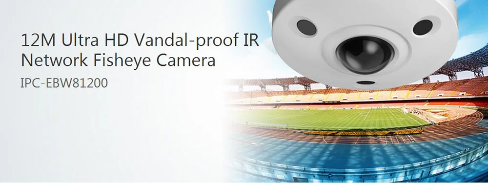 

Free Shipping DAHUA Security IP Camera 12MP FULL HD Ultra HD Vandalproof IR Network Fisheye Camera IP67 with POE IPC-EBW81200