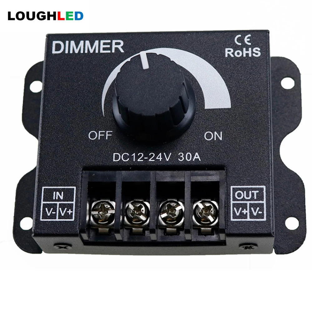 30A LED Dimmer DC12V 24V 360W Adjustable Brightness led driver in