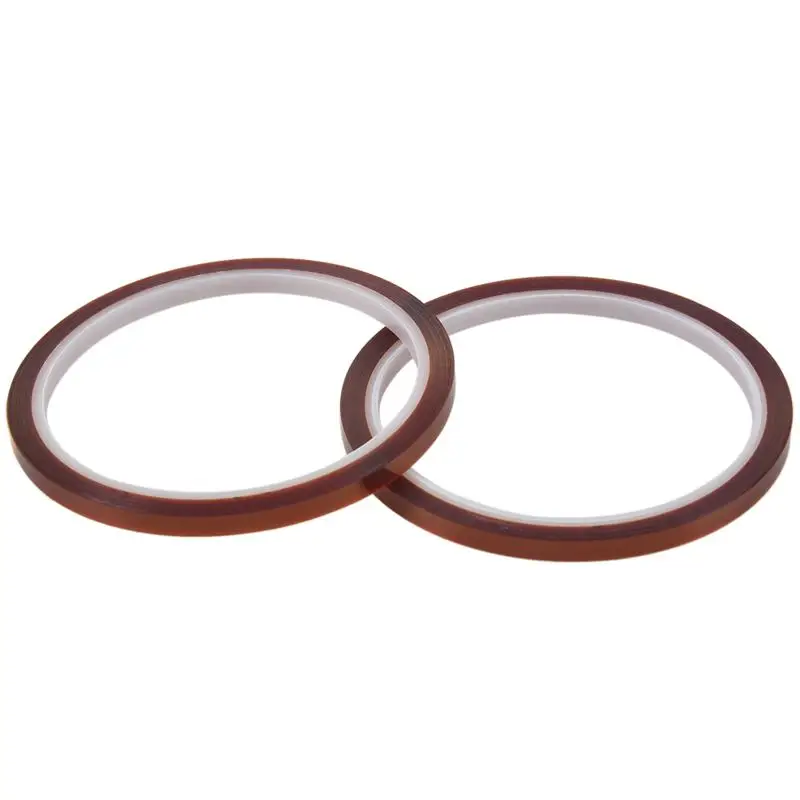 

6 Rolls 33m*5mm DYE SUBLIMATION HEAT RESISTANT ADHESIVE TAPE for mug & plate printing,brown-color
