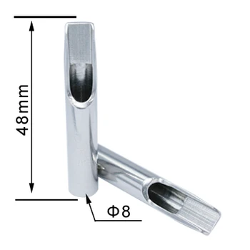 

YILONG 6PCS 15F High quality Stainless Steel Tattoo tips Assorted Tips Kit for Tattoo Machine