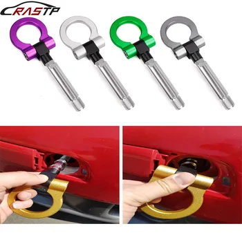 

RASTP-Universal Aluminum Car Tow Hook Screw-on Racing Tow Hook Automobile For Toyota/Scion Lexus/Yaris Old RS-TH008-6