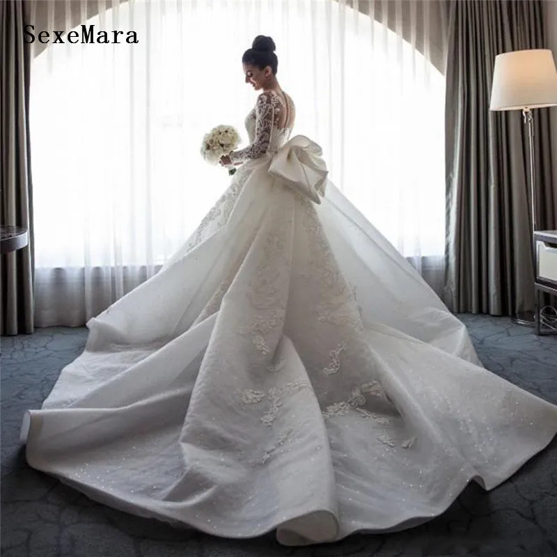 2018-luxury-mermaid-wedding-dresses-sheer (2)