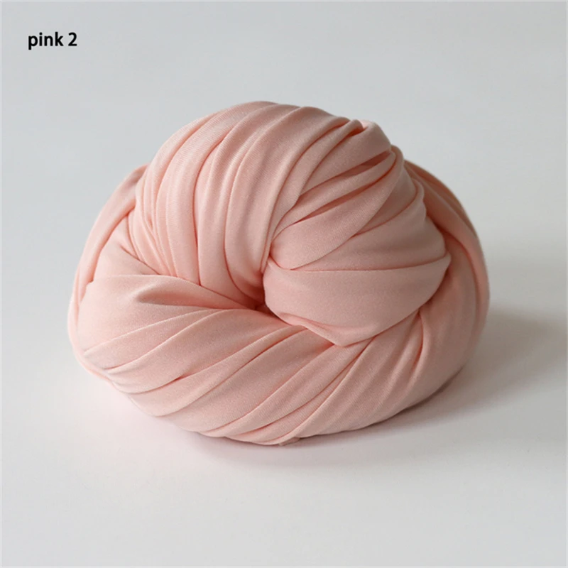 50*150 см эластичное хлопковое детское одеяло для новорожденных реквизит для фотосессии обертывания пеленальные муслиновые обертывания реквизит для детской фотосессии - Цвет: pink 2