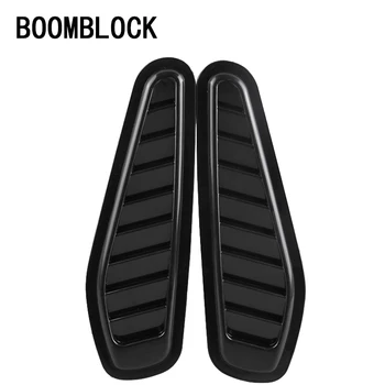 

BOOMBLOCK 2pcs/set 3D Car Leaf Stickers Carbon Fiber For Audi A4 A3 A6 C6 B7 B8 B5 Q5 Seat Leon Ibiza Skoda Fabia Yeti Superb