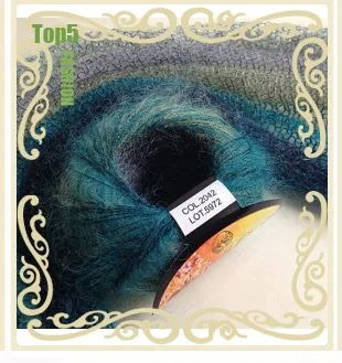 Пряжа с яркими перьями для вязания, модная шерстяная пряжа ручной вязки, 500 г, вязаный шарф ручной вязки, cappa, шерстяное окрашенное пальто t7