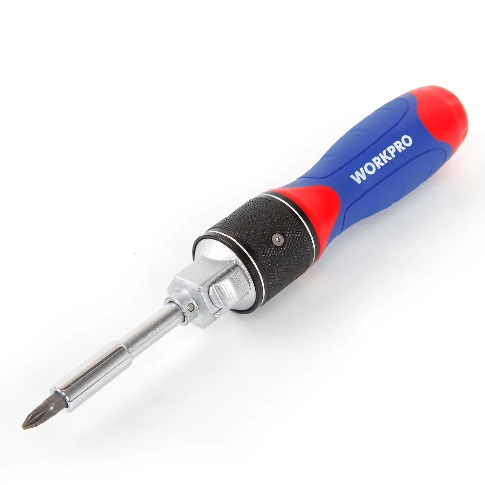 Free Shipping WORKPRO 28-piece Dual-drive Ratchet Screwdriver Set