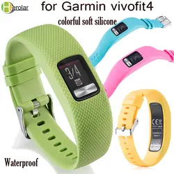 Красочные замена силиконовые часы ремешок для Garmin VivoFit 4 Браслет Смарт спортивные часы ремень интимные аксессуары легкий