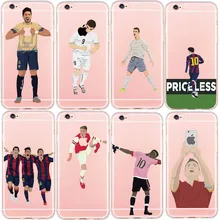 Novo Hard Case Plástico Famoso LionelMessi Cristiano Ronaldo Estrela do Futebol original phone case capa para iphone 5 5s 6 6 s além de