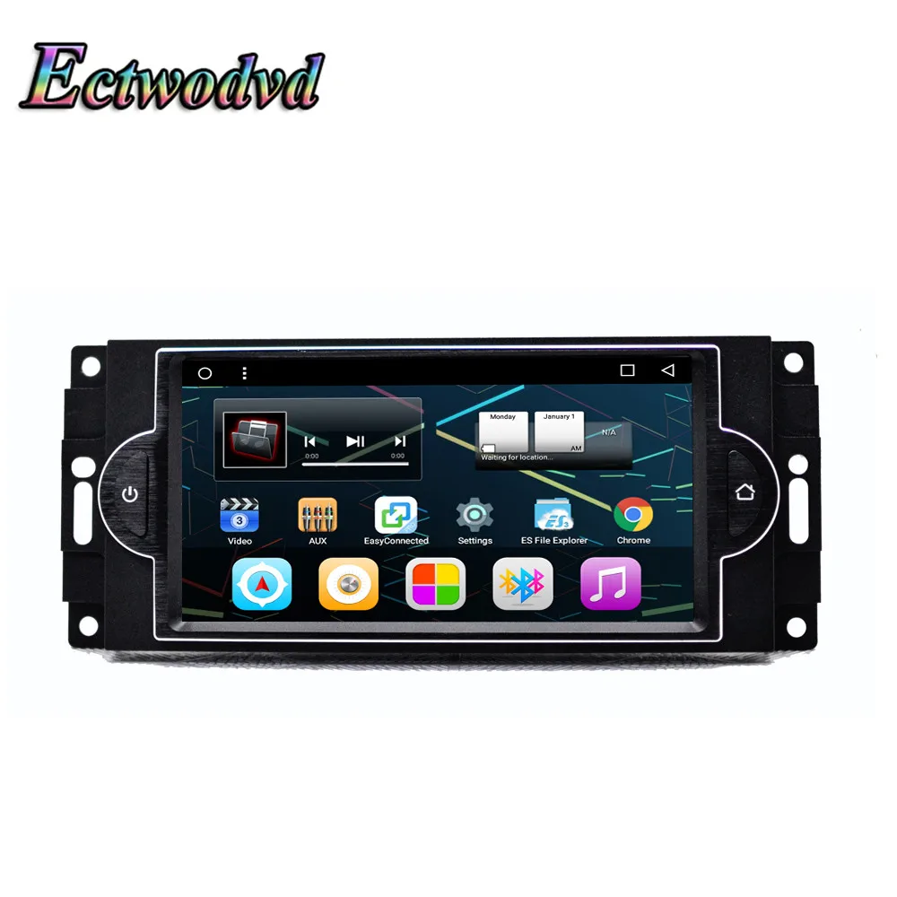Flash Deal Ectwodvd 6.95inch Octa Core Android 8.1 Car DVD GPS Navigation Radio Stereo for Jeep Commander 2005 2006 2007 2008 2009 2010 0