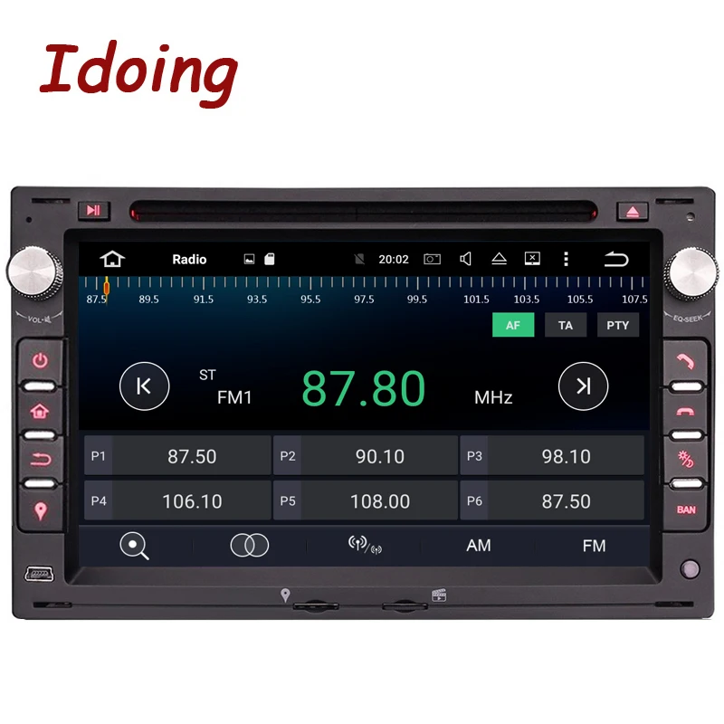 Excellent Idoing Steering Wheel 2Din Android 7.1For VW volkswagen Passat B567 DVD Car Multimedia Player Quad Core Navigation Touch Screen 4