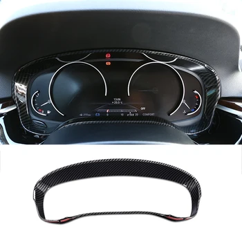 

Carbon fiber For BMW New 5 Series G30 2017 2018 Car ABS Chorme Dashboard Decoration Frame Trim Auto Accessories
