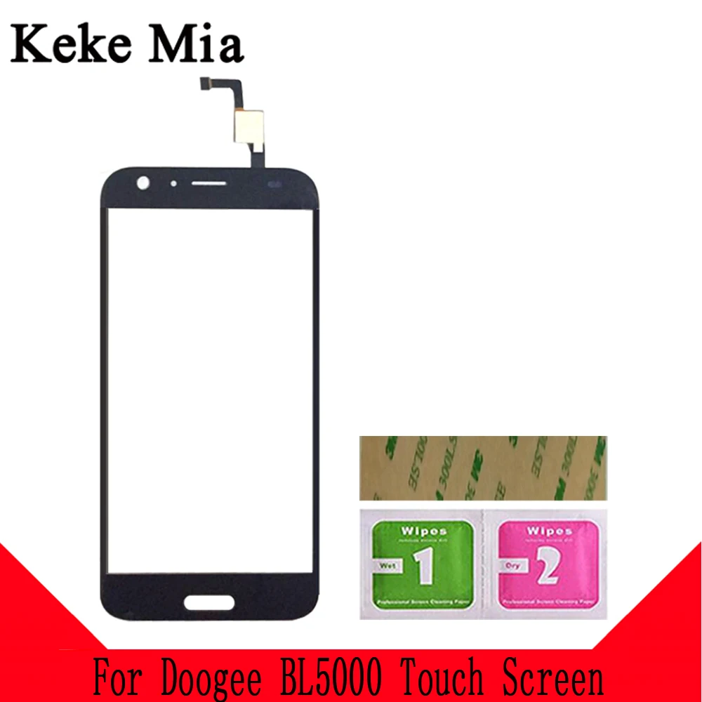 Keke Миа 5,5 дюймов Для Doogee bl5000 Сенсорная панель дигитайзер Переднее стекло Замена объектива Запчасти BL 5000 инструменты