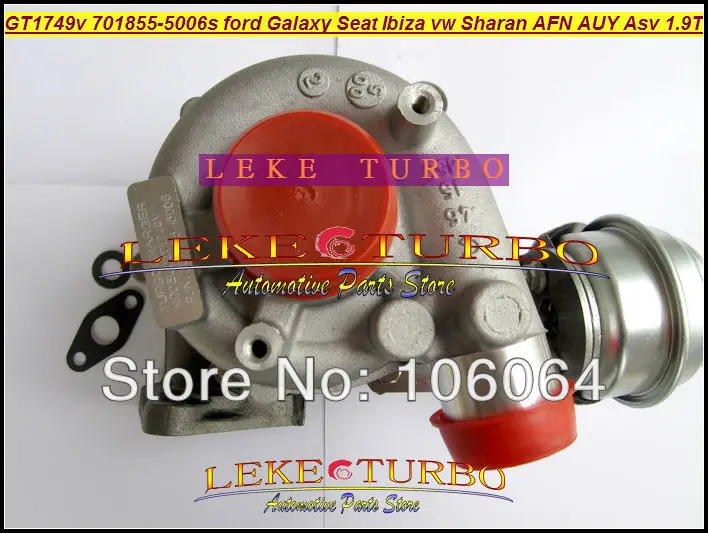 Бесплатная доставка GT1749V 701855 0006 0002 028145702SX Turbo для Ford Galaxy Ibiza VW Sharan AFN AUY ASV AVG 1.9L TDI|ship