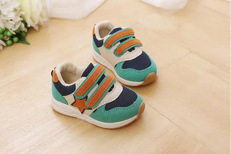 Tênis de Corrida para Crianças Novo Esporte Crianças Calçados Infantis Meninos Sapatilhas Primavera Outono Malha Respirável Net Sapatos Casuais Meninas 15 primavera outono net malha respirável casual meninas