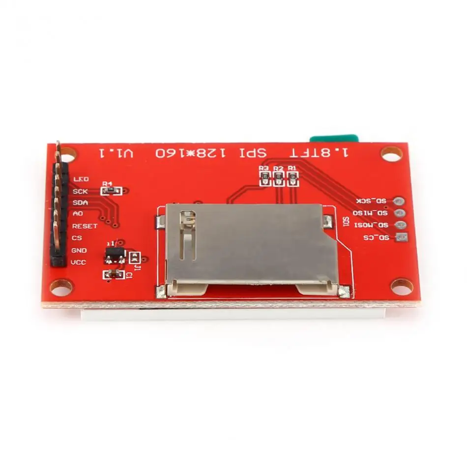 ЖК дисплей 1 8 дюйма SPI TFT модуль универсальный контроллер ST7735 128x160 51/AVR/STM32/ARM 8/16