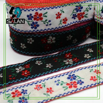 

Factory direct width 2.7cm small flower ribbon national wind all kinds of handicrafts curtains curtain decoration