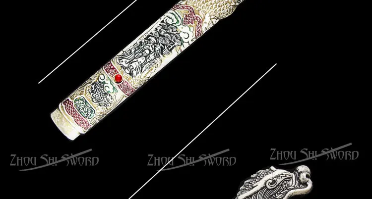 The Katana Tsuka Katana Resin handle Dragon handle Samurai knife accessories