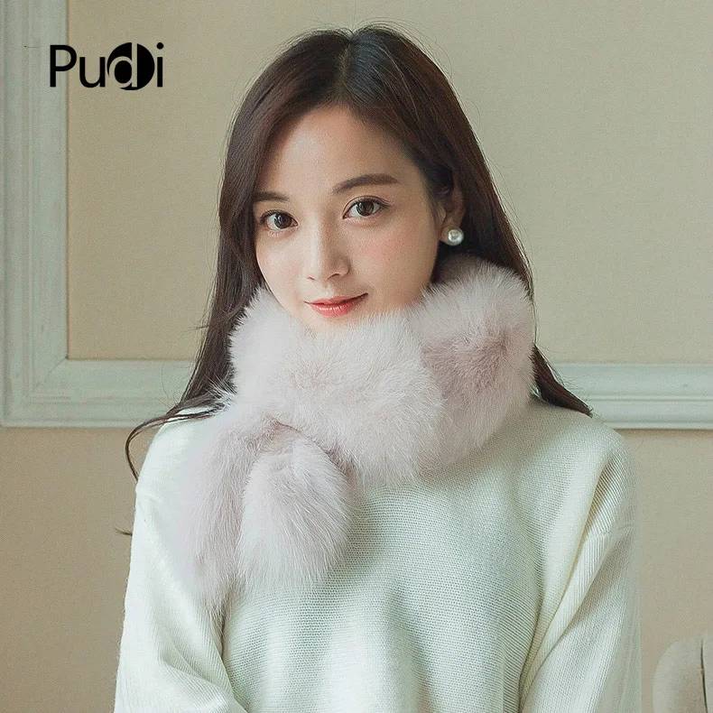 

SCM045 Genuine real natural Fox Fur Scarf Scarves Neck Warmer Wrap Cape Shawl Poncho Stole 56CM*13CM