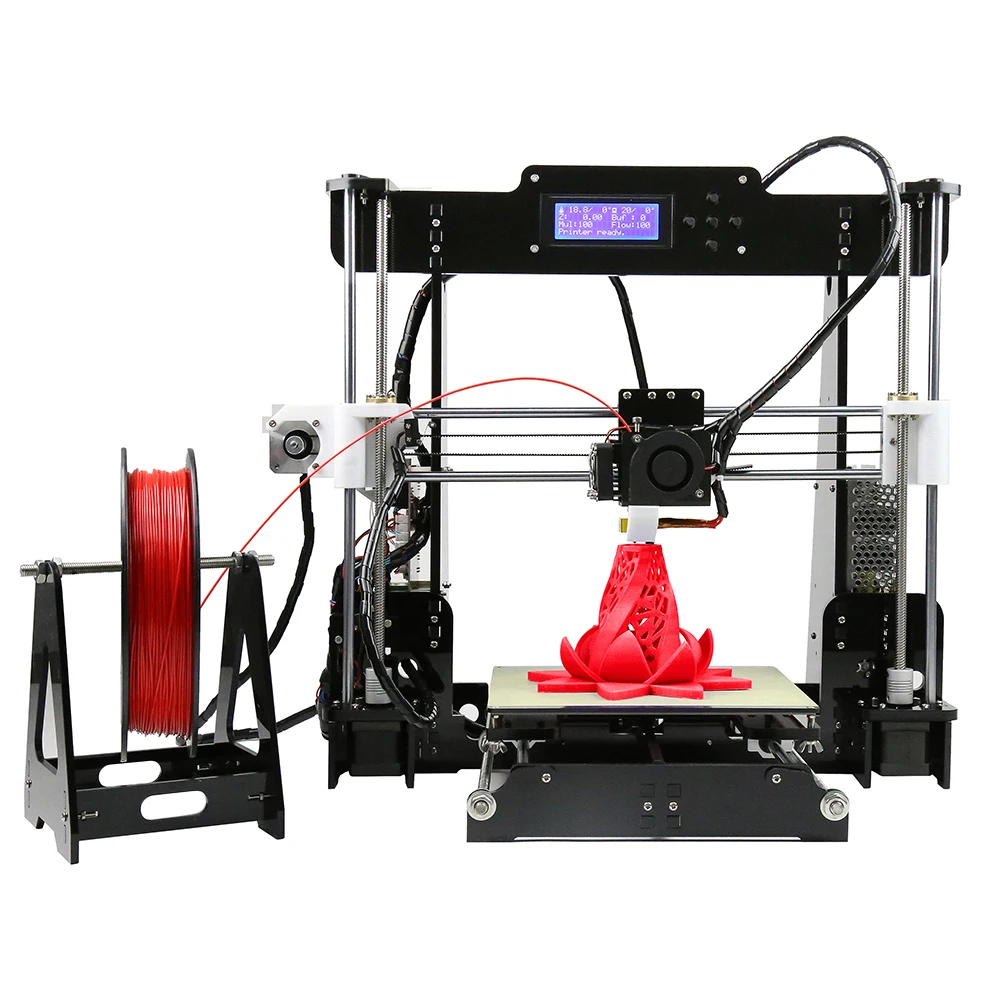 Хорошая совместимость Anet A8/A6/A3S/A2/E10 3d принтер Высокая точность reprap prusa i3 diy