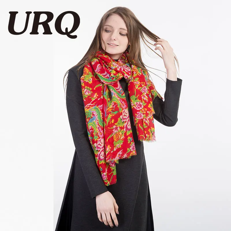 Fashion Chinese Style Scarf New Designer Women long Cotton Scarves Big