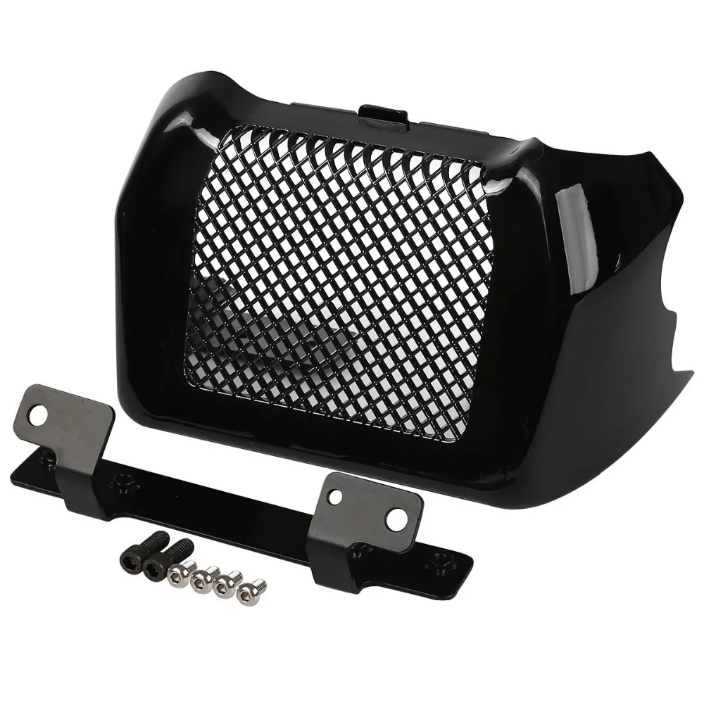 Best Price Engine Oil Cooler Cover Bracket For Harley Road King Street Glide Special FLHX FLHXS 2017-18 Black/Chrome