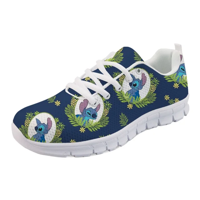 Индивидуальные Lilo обувь со стежками мужские и мужские весенние кроссовки из дышащего сетчатого материала обувь в стиле аниме Студенческая обувь мужская обувь на плоской подошве прогулочная обувь - Цвет: HMB0126AQ
